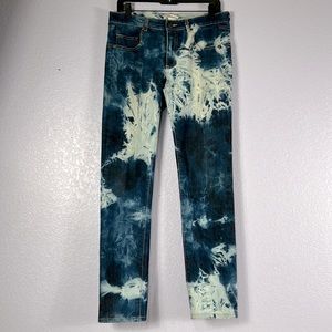 Fahrenkamp bleach, splattered, straight jeans size 10